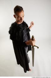 Claudio BLACK WATCH STANDIG POSE WITH SWORD